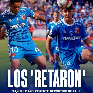 𝑽𝑰𝑫𝑬𝑶𝑳𝑳𝑨𝑴𝑨𝑫𝑨𝑺 𝑷𝑬𝑳𝑰𝑮𝑹𝑶𝑺𝑨𝑺 😰

Manuel Mayo, gerente deportivo de Azul-Azul, se refirió al polémico reportaje de Canal13 donde apuntan al nexo de un “narcobarrista” con jugadores de U.de Chile.

Mayo habló con los jugadores involucrados y dijo que no tienen un nexo real o directo con el barrista, sino que solo contestaron una videollamada tras el triunfo del superclásico.

Además, afirmó que los jugadores pecaron de ingenuos y contestaron la llamada sin medir las consecuencias que podría traerles.

¿Opiniones? 👀✍🏻 #RR