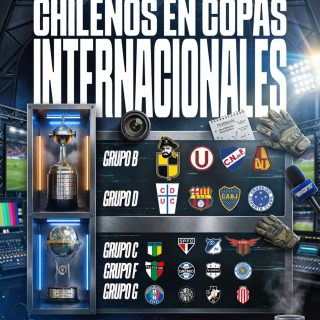 𝑳𝑨 𝑯𝑶𝑹𝑨 𝑫𝑬 𝑳𝑨 𝑽𝑬𝑹𝑫𝑨𝑫 🇨🇱🏆🤩
Se sortearon los Grupos de Copa Libertadores y Sudamericana y así quedaron los grupos que tendrán participación de clubes chilenos.
Universidad Católica quedó en “el grupo de la muerte” en la Copa Libertadores.
¿Qué te parecen los grupos y qué clubes chilenos crees que podrían avanzar de fase? 👀✍🏻🇨🇱 #RR