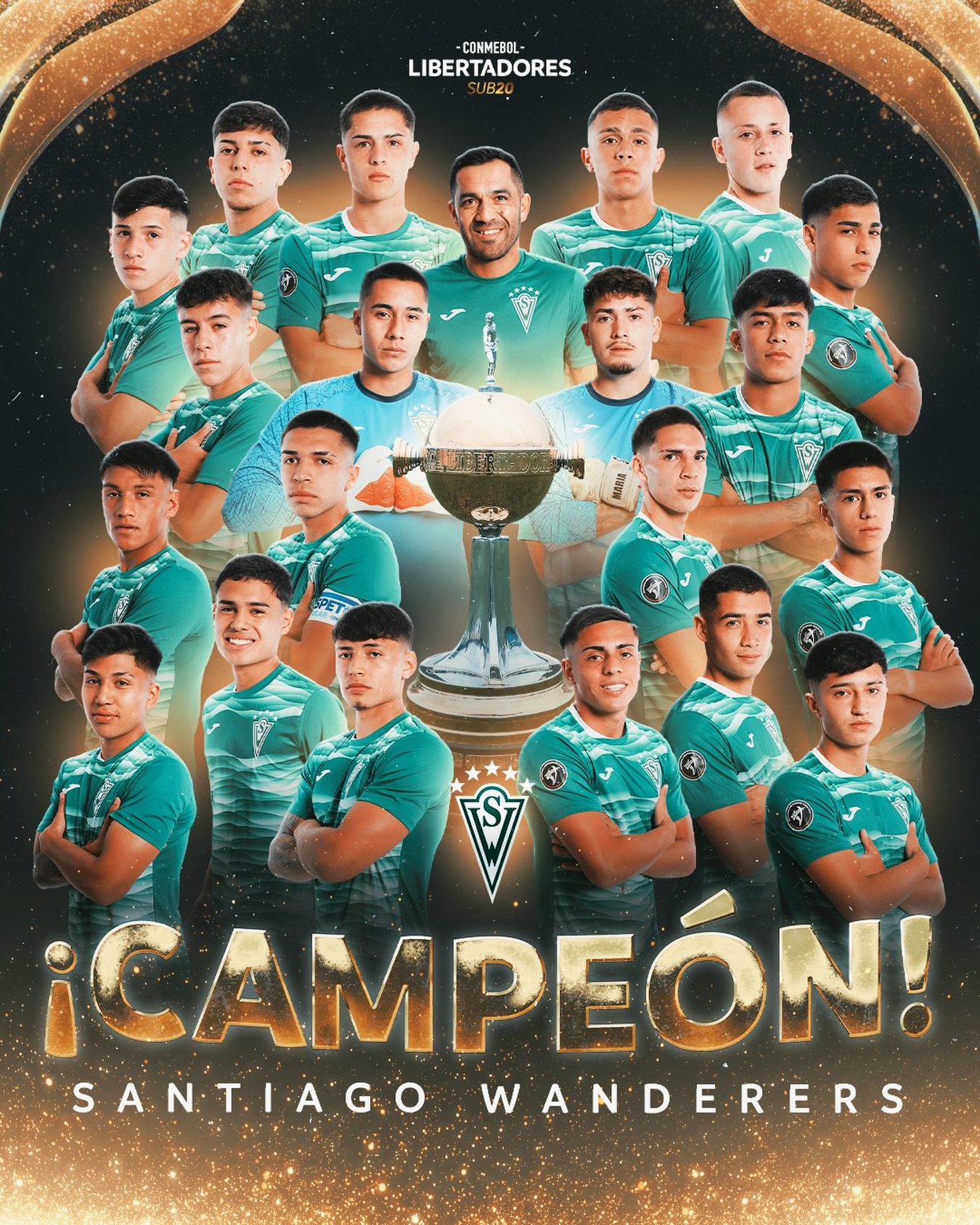 ¡SANTIAGO WANDERERS CAMPEÓN DE LA COPA LIBERTADORES SUB20! 🏆🤩🇨🇱

🖌️ @libertadoresu20