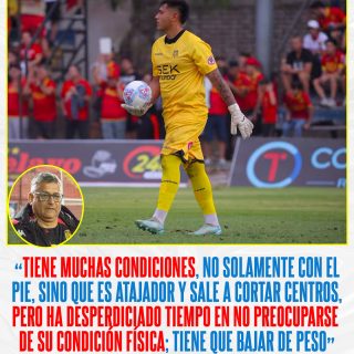 Ronald Fuentes, Dt de Unión Española, alabó la calidad de Julio Fierro, exportero de Colo-Colo, pero también dijo que el jugador “se dejó estar y perdió tiempo en no preocuparse de su estado físico.

Fuentes recalcó la calidad del portero, pero afirmó que debe bajar de peso para volver a competir de buena manera.

¿Qué te parecen sus dichos? 👀✍🏻 #RR