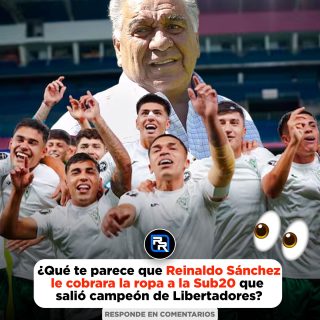𝑴𝑶𝑴𝑬𝑵𝑻𝑶 𝑰𝑵𝑻𝑬𝑹𝑨𝑪𝑻𝑰𝑽𝑶 ✍🏻💭
Después de salir campeones de la Libertadores Sub20, en Wanderers se instaló la polémica por el cobro que hizo el presidente hacia los jugadores, exigiéndoles la ropa de vuelta y el pago de estas en caso de no tenerla.
¿Qué te parece a ti que le hayan cobrado la ropa a los futbolistas CAMPEONES DE COPA LIBERTADORES? 🤐✍🏻 #RR