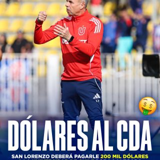 𝑵𝑶 𝑺𝑬 𝑭𝑼𝑬 𝑮𝑹𝑨𝑻𝑰𝑺👀💰

Gustavo Álvarez es el nuevo DT de San Lorenzo de Almagro. Pero más allá de lo deportivo, en el CDA celebran una movida económica clave de la dirigencia azul.

Tras su salida de Universidad de Chile, el técnico de 53 años firmó un acuerdo que obligaba a cualquier club que lo fichara a pagar una cláusula de salida. Según La Tercera, con su arribo a Boedo, el “Ciclón” deberá desembolsar 200 mil dólares (unos $182 millones de pesos) a las arcas de Azul Azul.

Pese a la crisis financiera que golpea al cuadro argentino, el pago se acordó en un máximo de tres cuotas. Mientras Álvarez asume un “fierro caliente” en un equipo que suma cuatro fechas sin ganar y enfrenta duras sanciones de la FIFA, en la U sacan cuentas positivas por el negocio.

¿Opiniones?👀✍🏽 #RR