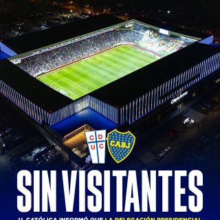 𝑪𝑶𝑵𝑭𝑰𝑹𝑴𝑨𝑫𝑶: 𝑺𝑬 𝑱𝑼𝑮𝑨𝑹𝑨́ 𝑺𝑰𝑵 𝑯𝑰𝑵𝑪𝑯𝑨𝑺 𝑫𝑬 𝑩𝑶𝑪𝑨 ❌
🏟️ Universidad Católica hizo oficial e informó a la Conmebol que no podrán recibir hinchas de Boca Juniors en el debut de la Copa Libertadores, esto por orden directa de la delegación presidencial.
🎫 Los cruzados pretendían darle 1.000 entradas al cuadro trasandino, pero finalmente eso no pudo darse. Las autoridades locales determinaron que “la presencial de hinchas visitantes pondrá en peligro el entorno del estadio y expondrá a los vecinos de las Condes”.
🤬 Ante esto, Boca Juniors hizo un reclamo formal ante la Conmebol y lo más seguro es que en el partido de vuelta tampoco acepten hinchas vistas “para estar a mano”.
PD: Universidad Católica no debería exponerse a multas y/o castigos, ya que esto fue netamente por decisión de autoridades.
¿Opiniones? 🤐✍🏻 #RR