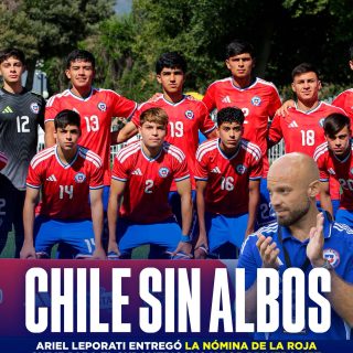 𝑳𝑨 𝑺𝑬𝑳𝑬𝑪𝑪𝑰𝑶́𝑵 𝑺𝑼𝑩17 𝑵𝑶 𝑻𝑬𝑵𝑫𝑹𝑨́ 𝑪𝑶𝑳𝑶𝑪𝑶𝑳𝑰𝑵𝑶𝑺 𝑷𝑶𝑹 𝑷𝑹𝑰𝑴𝑬𝑹𝑨 𝑽𝑬𝒁 𝑬𝑵 𝑳𝑨 𝑯𝑰𝑺𝑻𝑶𝑹𝑰𝑨 🤯🇨🇱

👦🏻 La Selección Chilena Sub17, liderada por Ariel Leporati, irá a competir al Sudamericano de la categoría y por primera vez en la historia el plantel no tendrá jugadores de Colo-Colo.

📊 El equipo que más futbolistas aporta a la nómina es Universidad Católica con siete nombres, seguido de Universidad de Chile, Curicó Unido y O’Higgins, todos con dos jugadores.

📡Esto demuestra la descentralización del poderío en el fútbol joven. Desde la interna de la selección se dice que él no llamado de jugadores albos es netamente una decisión técnica, de nivel futbolístico y por cualidades de los jugadores.

¿Opiniones? 👀✍🏻🇨🇱 #RR