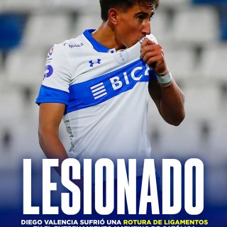 𝑺𝑰𝑮𝑼𝑬𝑵 𝑳𝑶𝑺 𝑷𝑹𝑶𝑩𝑳𝑬𝑴𝑨𝑺 𝑷𝑨𝑹𝑨 𝑳𝑨 𝑼𝑪🤕❌
Tras la derrota ante Boca Juniors en Copa Libertadores, Universidad Católica recibió un nuevo golpe.
El delantero Diego Valencia sufrió una rotura de ligamento cruzado durante el entrenamiento de este miércoles. El atacante de 26 años, que venía siendo la alternativa principal de Fernando Zampedri, estará fuera de las canchas por varios meses, dejando un tremendo vacío en la ofensiva de Daniel Garnero para lo que queda de temporada.
¿Podrá Garnero suplir esta baja?👀✍🏽 #RR