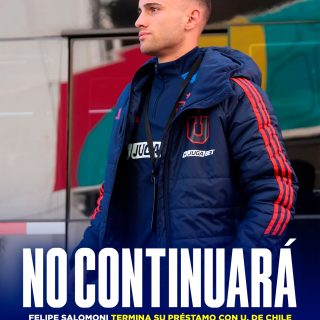 𝑺𝑬 𝑰𝑹𝑨́ 𝑨 𝑴𝑰𝑻𝑨𝑫 𝑫𝑬 𝑨𝑵̃𝑶 ✈️
Felipe Salomoni termina su préstamo en La U a mitad de año y la dirigencia azul no tiene en sus planes hacer uso de la opción de compra ni extender el préstamo.
Los azules, si querían seguir contando con el futbolista, deberían pagar 700 mil dólares, pero la dirigencia no está dispuesta a desembolsar ese dinero y lo dejarán partir a mitad de año cuando finalice oficialmente su préstamo.
¿Opiniones? 👀✍🏻 #RR