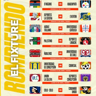 𝑬𝑳 𝑭𝑰𝑿𝑻𝑼𝑹𝑬 𝑫𝑬 𝑳𝑨 𝑪𝑯𝑰𝑳𝑬𝑨𝑵 🇨🇱🤩⚽️
Hoy comienza una nueva fecha del fútbol chileno y aquí te dejamos el fixture completo de la jornada 9 en la Liga de Primera.
¿Te animas con predicciones en esta novena fecha? 👀🇨🇱 #RR