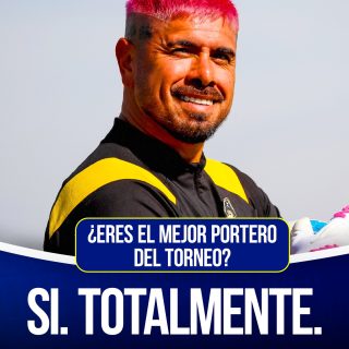 Diego “Mono” Sánchez, portero de Coquimbo Unido, habló con Tnt Spots y fue consultado si era el mejor portero del campeonato nacional. La respuesta fue clara y sin dudarlo: “SI, TOTALMENTE”.
¿Estás de acuerdo en que Sánchez es el mejor portero del fútbol chileno? 🇨🇱👀