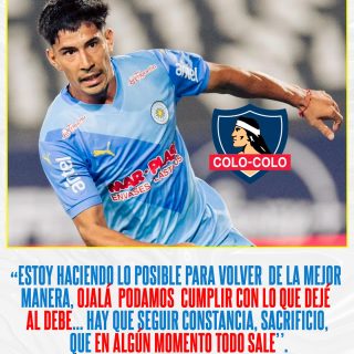 𝑸𝑼𝑰𝑬𝑹𝑬 𝑺𝑼 𝑹𝑬𝑽𝑨𝑵𝑪𝑯𝑨 𝑬𝑵 𝑪𝑶𝑳𝑶-𝑪𝑶𝑳𝑶👀⚪️⚫️

Luego de anotarle a Palestino en su retorno a territorio nacional, Salomón Rodríguez comentó acerca de la deuda pendiente que dejó en Colo-Colo la temporada pasada. 

A través de una entrevista con DSports, Salomón señaló que está haciendo lo posible para volver de la mejor manera, ya que, siente que dejó algo al debe en el Cacique.

Recordemos que el uruguayo está a préstamo en Montevideo City Torque hasta fin de esta temporada. Colo-Colo es dueño de su pase, y tiene contrato hasta finales del 2027 en el cuadro albo.

¿Le darías una segunda oportunidad a Salomón?👀✍🏽 #RR