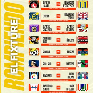 𝑬𝑳 𝑭𝑰𝑿𝑻𝑼𝑹𝑬 𝑫𝑬 𝑳𝑨 𝑪𝑯𝑰𝑳𝑬𝑨𝑵 🇨🇱🤩⚽️ 

Hoy comienza una nueva fecha del fútbol chileno y aquí te dejamos el fixture completo de la jornada 10 en la Liga de Primera.

¿Te animas con predicciones en esta décima fecha? 👀🇨🇱 #RR