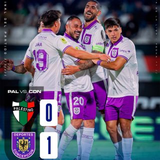𝑬𝑳 𝑳𝑬𝑶́𝑵 𝑪𝑬𝑳𝑬𝑩𝑹𝑶́ 𝑬𝑵 𝑳𝑨 𝑪𝑰𝑺𝑻𝑬𝑹𝑵𝑨‼️

Deportes Concepción abrió la fecha 11 con un triunfo por la mínima ante Palestino.

📊 El león de Collao sigue colista, pero ahora tiene 8 puntos y se acerca a salir de la zona roja. Los árabes quedan octavos con 14 unidades.

¿Qué les pareció el partido? 👀✍🏻 #RR