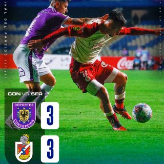𝑭𝑼𝑬 𝑼𝑵𝑨 𝑮𝑼𝑬𝑹𝑹𝑨 𝑫𝑬 𝑮𝑶𝑳𝑬𝑺 🤯

Deportes Concepción y Deportes La Serena cerraron la jornada sabatina con un PARTIDAZO que tuvo de todo: goles, paneles, expulsados y revisiones de VAR.

📊 El empate mantiene al Conce último con 5 puntos, mientras que los papayeros quedaron octavos con 13 unidades.

¿Qué les pareció el partido? 👀✍🏻 #RR