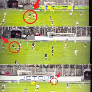 ¡GOOOOOL DE PALESTINO! 

Ronnie Fernández preparó, Dylan Zúñiga remató y palestino abrió el marcador en el Monumental.

0-1 lo gana la visita en 33’ del primer tiempo. #RR