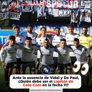 𝑪𝑶𝑵𝑺𝑼𝑳𝑻𝑨 𝑷𝑨𝑹𝑨 𝑬𝑳 𝑷𝑼𝑬𝑩𝑳𝑶 𝑨𝑳𝑩𝑶👀‼️✍🏽

La lesión de Fernando de Paul y la ausencia de Arturo Vidal deja la jineta del Cacique, sin dueño para el partido ante el Campanil en Concepción de este domingo. 

Se espera que quien tome esta gran responsabilidad, sea Javier Correa, quien agarró la capitanía en la derrota frente a Palestino, siendo una decisión muy cuestionada.

Ante esta situación, hinchas albos, ¿Quién debiese ser el capitán del Cacique en este encuentro? 

Te leemos👀✍🏽 #RR