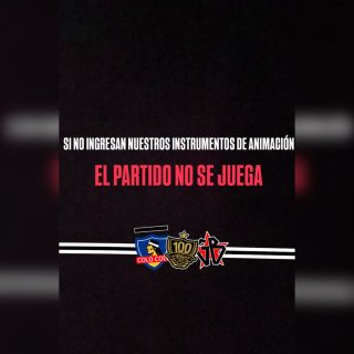 Esto publicó la garra blanca en su cuenta oficial, en la previa del partido vs Palestino.

¿Opiniones? 🤐✍🏻 #RR