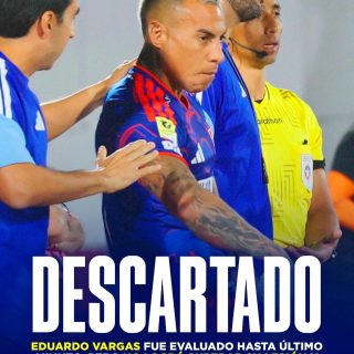 𝑵𝑶 𝑷𝑼𝑫𝑶 𝑳𝑳𝑬𝑮𝑨𝑹 𝑭𝑰𝑵𝑨𝑳𝑴𝑬𝑵𝑻𝑬❌

🤕El delantero no logró recuperarse de sus molestias físicas y, tras no entrenar a la par del plantel durante la semana en el CDA, fue descartado para el duelo frente a los Cruzados.

💪Pese a los esfuerzos del área médica, el atacante se mantuvo realizando trabajos diferenciados, lo que impidió su puesta a punto para el duelo ante la UC. 

❌Con esta baja sensible, el cuadro azul pierde a su principal referente ofensivo para un encuentro clave para Fernando Gago.

Tras confirmarse la baja de Vargas, ¿crees que Juan Martín Lucero podrá marcar la diferencia y ser el factor clave en el ataque azul? 👀✍🏽#RR