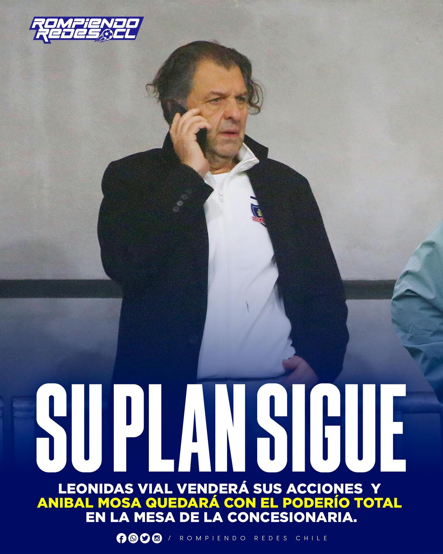 𝑴𝑶𝑺𝑨 𝑪𝑶𝑵𝑺𝑶𝑳𝑰𝑫𝑨 𝑺𝑼 𝑷𝑶𝑫𝑬𝑹 𝑬𝑵 𝑴𝑨𝑪𝑼𝑳😯🔥

Un cambio estructural definitivo se vive en la interna de Colo Colo tras confirmarse que el empresario Leonidas Vial venderá la totalidad de sus acciones en la concesionaria Blanco y Negro al actual timonel, Aníbal Mosa. La operación, gatillada por una millonaria Oferta Pública de Acciones (OPA) de casi US$10 millones lanzada por el dirigente puertomontino, marca el fin de años de división y disputas por el control del club.

A través de su sociedad Rentas ST Limitada, Vial manifestó formalmente su interés en aceptar la oferta de $162 por papel, comprometiéndose además a facilitar la salida de los demás accionistas de su bloque. Con este movimiento, Aníbal Mosa se encamina a ser el máximo controlador del “Cacique”, concentrando el poder administrativo y dejando al Club Social y Deportivo Colo Colo como el único bloque de oposición restante. 

Se espera que este nuevo orden jerárquico se ratifique este miércoles 29 de abril en la Junta Anual de Accionistas que se llevará a cabo en el Estadio Monumental.

¿Qué te parece este nuevo rumbo para Colo-Colo?👀✍🏽 #RR