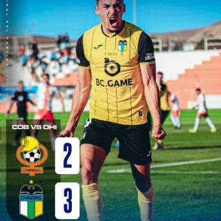 𝑰𝑴𝑷𝑶𝑹𝑻𝑨𝑵𝑻𝑬 𝑻𝑹𝑰𝑼𝑵𝑭𝑶 𝑪𝑬𝑳𝑬𝑺𝑻𝑬 𝑬𝑵 𝑬𝑳 𝑵𝑶𝑹𝑻𝑬🇧🇼

🔥O’higgins de Rancagua derrotó como forastero a Cobresal por 3-2 en un intenso encuentro en El Salvador.

⚽️En el Capo de Provincia, convirtieron Arnaldo Castillo y Thiago Vecino (x2). Por otro lado, en el elenco minero, descontaron Julián Brea y José Tiznado.

📊 Con este resultado, O’higgins asciende a la quinta posición de la tabla, quedando con 16 puntos. Por su parte, Cobresal se mantiene al borde de los puestos de descenso con solo 10 puntos.

¿Opiniones del triunfo celeste?👀✍🏽 #RR