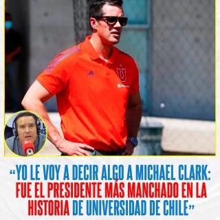 𝑭𝑼𝑳𝑴𝑰𝑵𝑶́ 𝑨 𝑴𝑰𝑪𝑯𝑨𝑬𝑳 𝑪𝑳𝑨𝑹𝑲😯

El periodista, Cristian Caamaño, cuestionó tajantemente el desempeño del dirigente azul en su paso por el club laico.

A través de Radio Agricultura, Caamaño apuntó a Clark como "el presidente más manchado en la historia de Universidad de Chile".

¿Concuerdas con las declaraciones de Caamaño?👀✍🏽 #RR