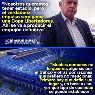 𝑬𝑳 𝑷𝑨́𝑵𝒁𝑬𝑹 𝑫𝑬𝑭𝑰𝑵𝑬 𝑳𝑨 𝑯𝑶𝑱𝑨 𝑫𝑬 𝑹𝑼𝑻𝑨🔵

Tras su reciente llegada al directorio de Azul Azul, José Miguel Insulza ha puesto sobre la mesa una visión que no ha dejado indiferente a la familia azul: la tesis de que el éxito deportivo a nivel continental es el motor necesario para concretar el sueño de la casa propia. 

Según el nuevo director, ganar una Copa Libertadores funcionaría como el “empujón definitivo” para los planes de infraestructura, un planteamiento que abre el debate sobre si la gestión institucional debe depender estrictamente de los resultados en la cancha. 

A esto se suma el complejo escenario administrativo, donde Insulza reconoce abiertamente que diversas comunas mantienen una resistencia al proyecto por el impacto vial y social, factores que prefiere mantener bajo reserva pero que han frenado históricamente el avance de la localía propia.

¿Será esta la época administrativa, en donde la U alcanzará el sueño de estadio?👀✍🏽 #RR