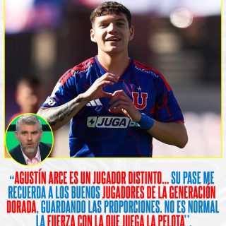 𝑬𝑳𝑶𝑮𝑰𝑶𝑺 𝑷𝑨𝑹𝑨 𝑬𝑳 𝑪𝑨𝑵𝑻𝑬𝑹𝑨𝑵𝑶 𝑨𝒁𝑼𝑳👀🔵🔥

⚽️El presente de Agustín Arce en el mediocampo universitario sigue generando altas expectativas en el medio nacional. Tras sus recientes actuaciones, el periodista Manuel de Tezanos destacó las condiciones técnicas del joven volante, señalando que su capacidad de pase y visión de juego guardan similitudes con la calidad exhibida por los referentes de la “Generación Dorada”.

🧐El análisis de "Manoel", resalta que Arce posee una potencia y una toma de decisiones poco habitual para su proyección, consolidándose como una de las piezas con mayor potencial exportable del Centro Deportivo Azul (CDA).

¿Logrará Agustín Arce, posicionarse como referente en la nueva generación de jugadores promesa del fútbol chileno?👀✍🏽 #RR